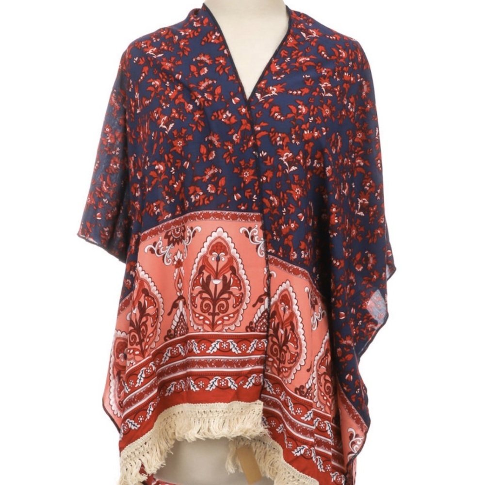 Bohemian Kimono with Fringe
